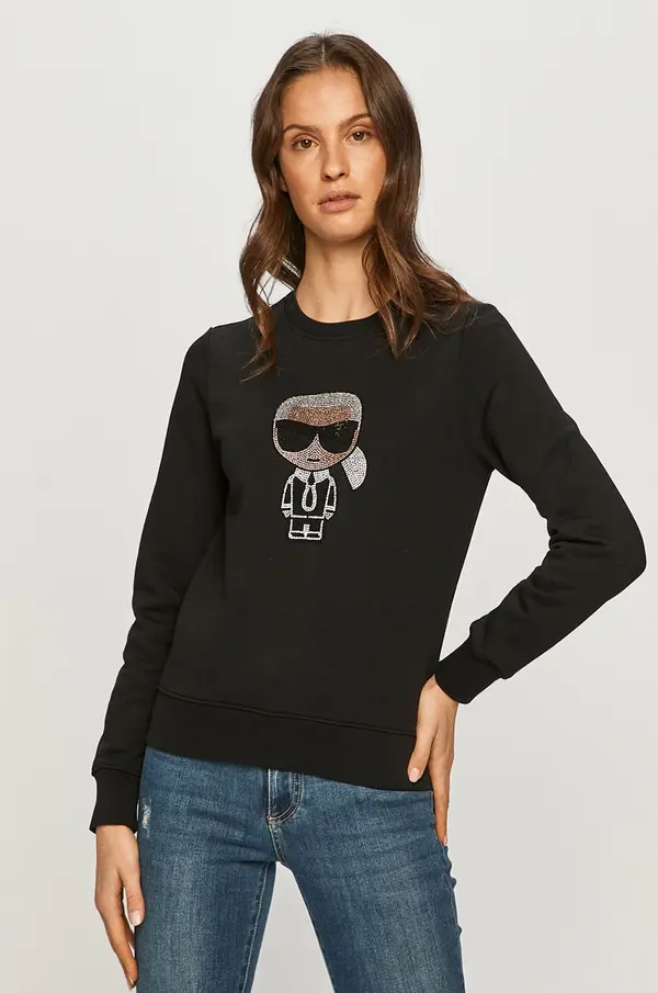Karl Lagerfeld Karl Lagerfeld bombažen pulover
