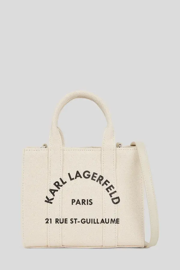 Karl Lagerfeld Karl Lagerfeld crossbody torbica ženska bombažna K/RSG