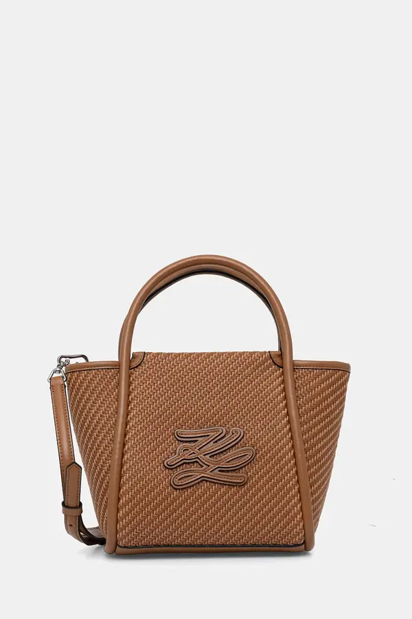 Karl Lagerfeld Karl Lagerfeld crossbody torbica ženska pletena K/AUTOGRAPH