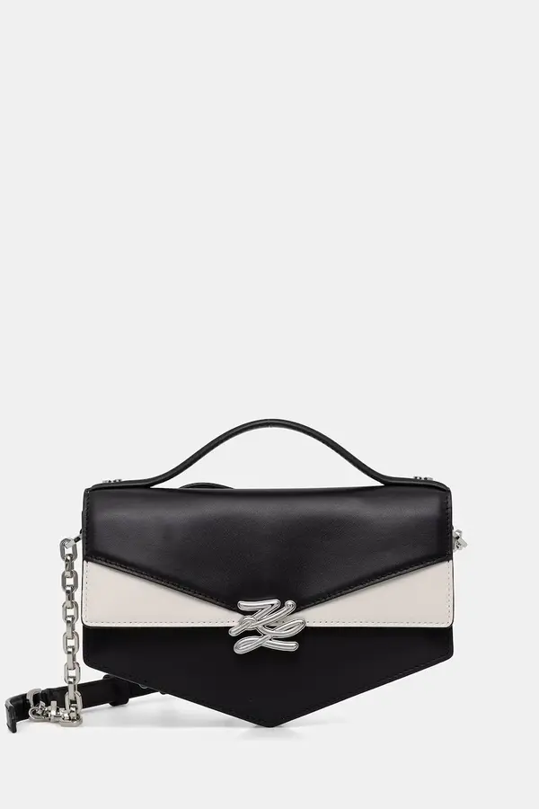 Karl Lagerfeld Karl Lagerfeld Crossbody torbica ženska usnjena Karl Lagerfeld Studio