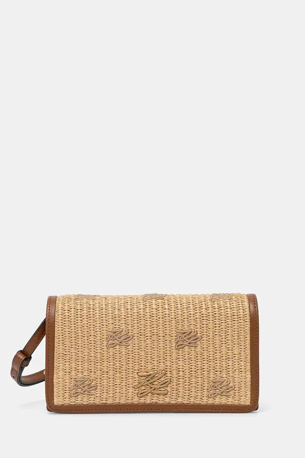 Karl Lagerfeld Karl Lagerfeld crossbody torbica ženska usnjena K/AUTOGRAPH