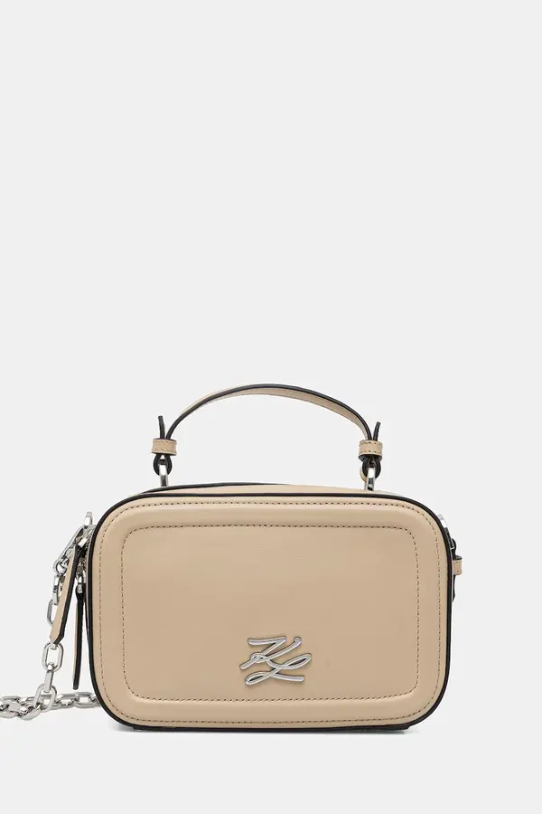 Karl Lagerfeld Karl Lagerfeld crossbody torbica ženska usnjena K/AUTOGRAPH