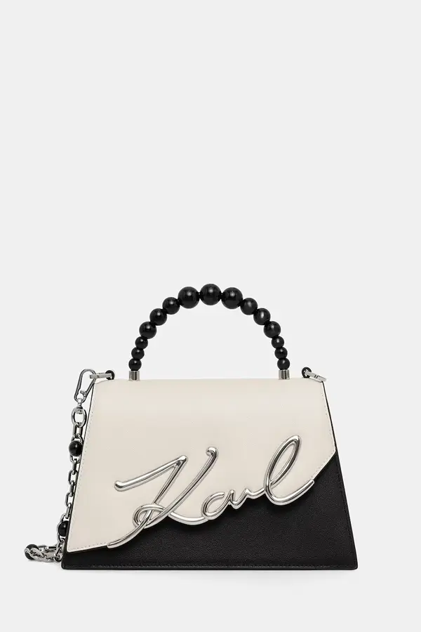 Karl Lagerfeld Karl Lagerfeld crossbody torbica ženska usnjena K/SIGNATURE