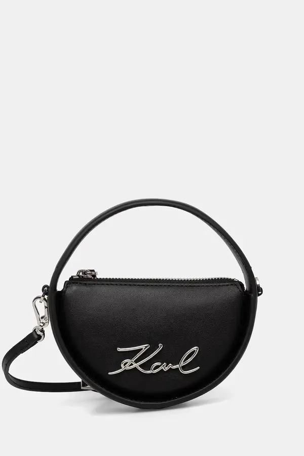 Karl Lagerfeld Karl Lagerfeld crossbody torbica ženska usnjena K/SIGNATURE