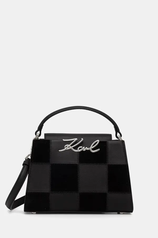 Karl Lagerfeld Karl Lagerfeld crossbody torbica ženska usnjena K/SIGNATURE