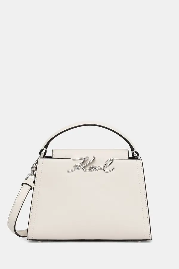Karl Lagerfeld Karl Lagerfeld crossbody torbica ženska usnjena K/SIGNATURE