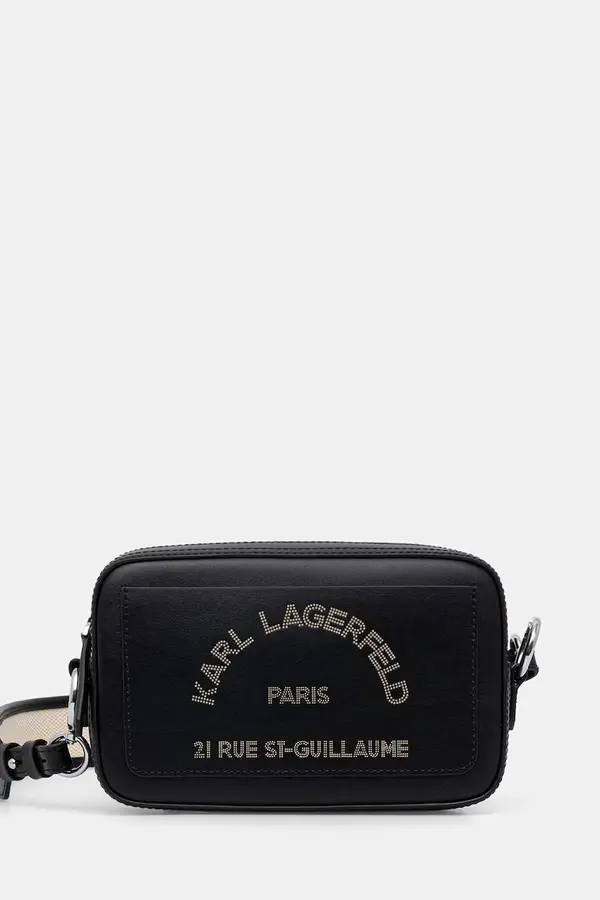Karl Lagerfeld Karl Lagerfeld crossbody torbica ženska usnjena