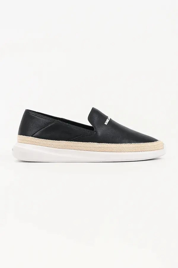 Karl Lagerfeld Karl Lagerfeld espadrile moške iz usnja Helios