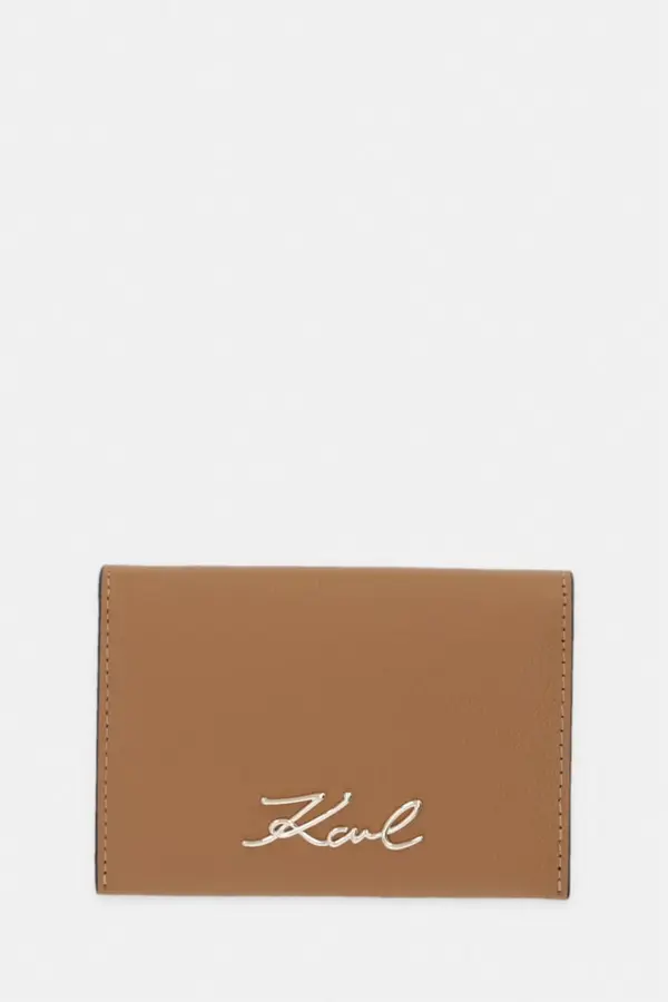 Karl Lagerfeld Karl Lagerfeld etui za kartice ženski usnjeni K/SIGNATURE