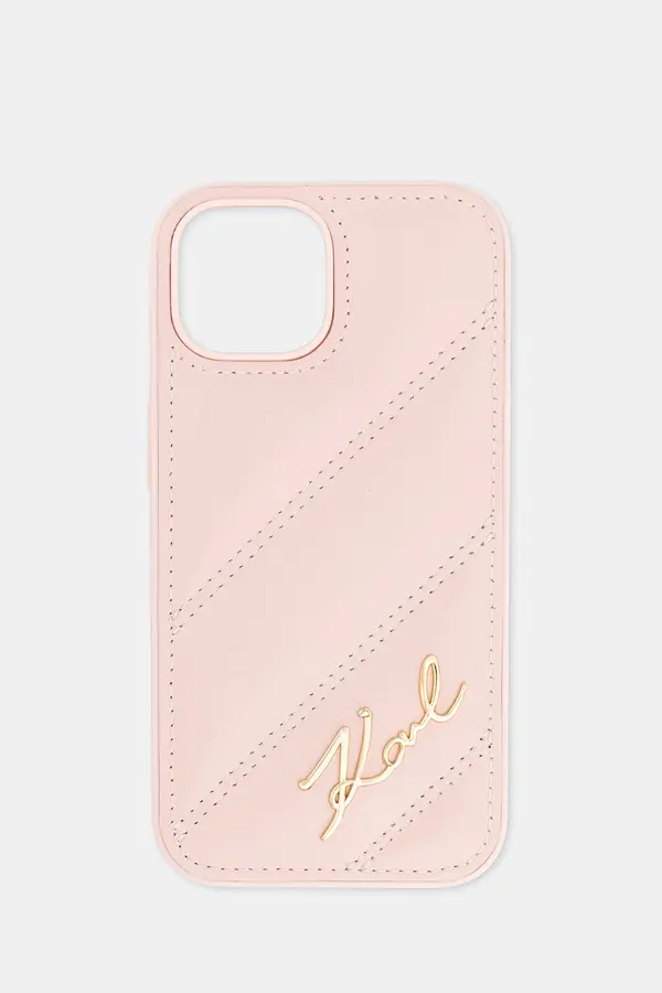 Karl Lagerfeld Karl Lagerfeld etui za telefon iz umetnega usnja iPhone 15 / 14 / 13
