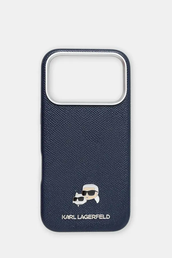 Karl Lagerfeld Karl Lagerfeld etui za telefon iz umetnega usnja iPhone 17 Pro