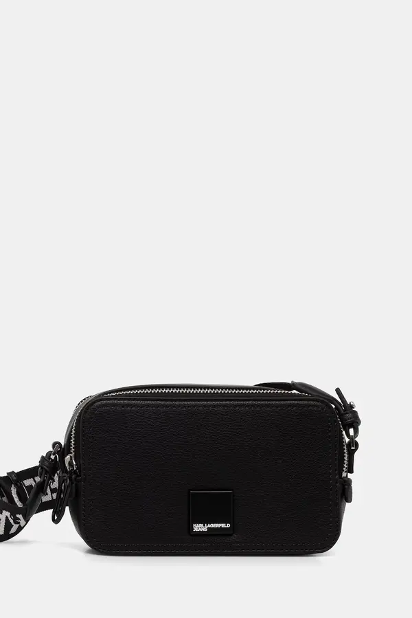 Karl Lagerfeld Jeans Karl Lagerfeld Jeans crossbody torbica ženska iz umetnega usnja