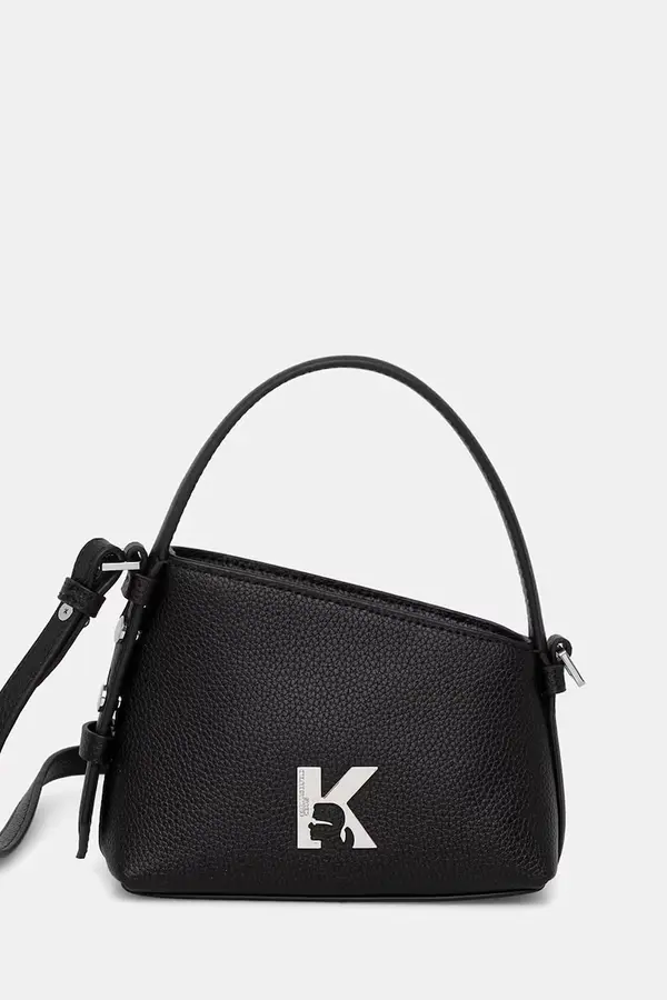 Karl Lagerfeld Jeans Karl Lagerfeld Jeans crossbody torbica ženska usnjena