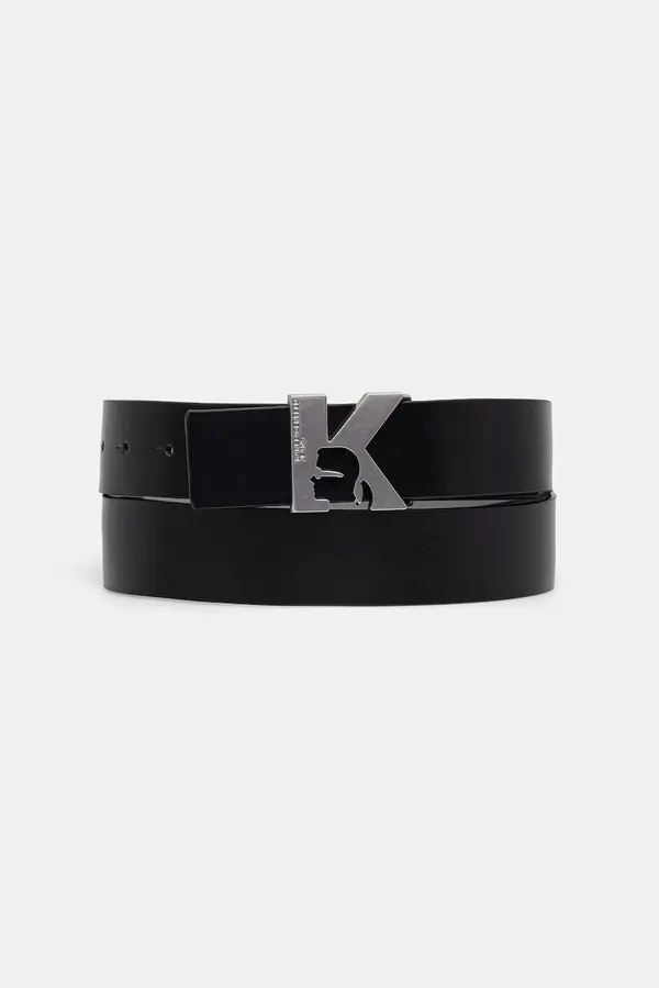 Karl Lagerfeld Jeans Karl Lagerfeld Jeans dvostranski pas moški usnjeni