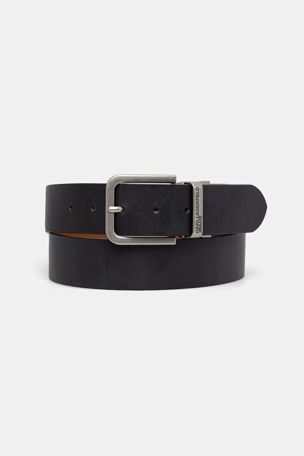 Karl Lagerfeld Jeans Karl Lagerfeld Jeans dvostranski pas moški usnjeni