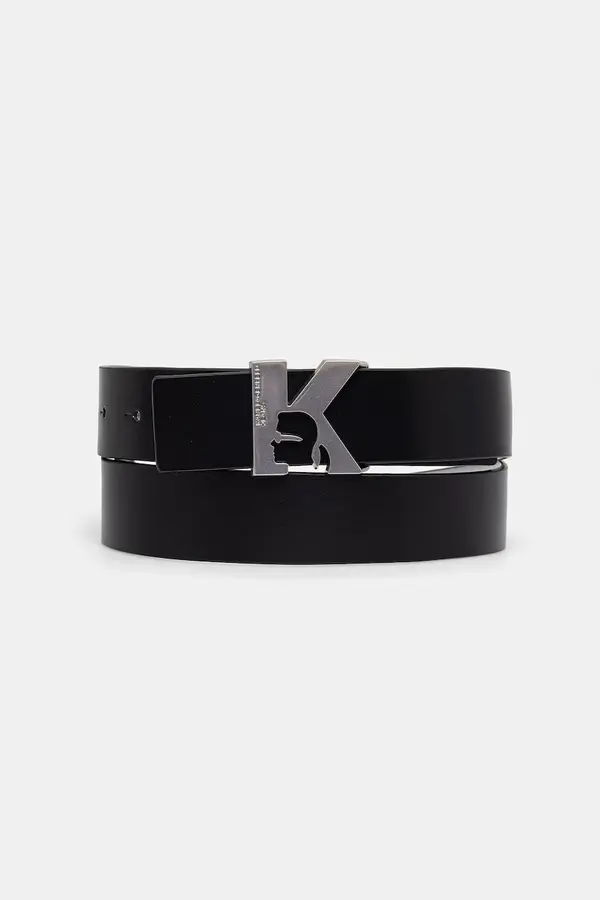 Karl Lagerfeld Jeans Karl Lagerfeld Jeans dvostranski pas ženski usnjeni