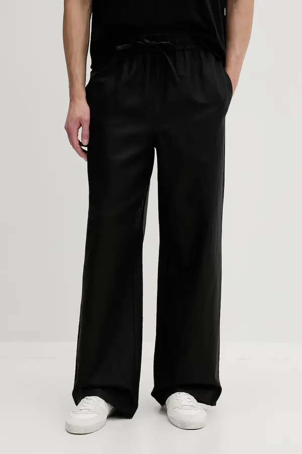 Karl Lagerfeld Jeans Karl Lagerfeld Jeans hlače moške z lanom