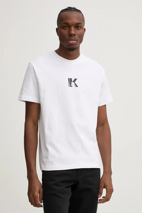 Karl Lagerfeld Jeans Karl Lagerfeld Jeans kratka majica moška bombažna