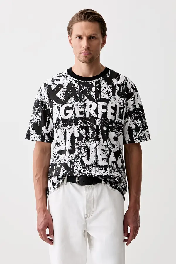 Karl Lagerfeld Jeans Karl Lagerfeld Jeans kratka majica moška bombažna