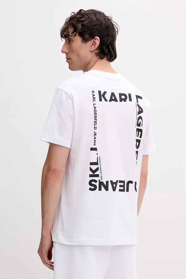 Karl Lagerfeld Jeans Karl Lagerfeld Jeans kratka majica moška bombažna