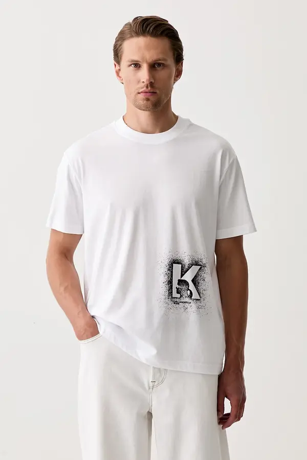 Karl Lagerfeld Jeans Karl Lagerfeld Jeans kratka majica moška z bombažem