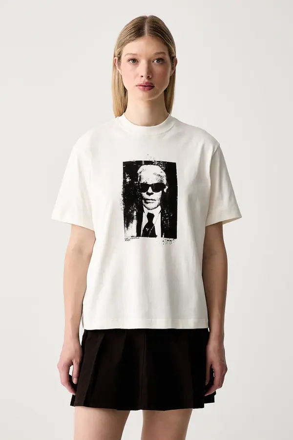 Karl Lagerfeld Jeans Karl Lagerfeld Jeans kratka majica ženska bombažna