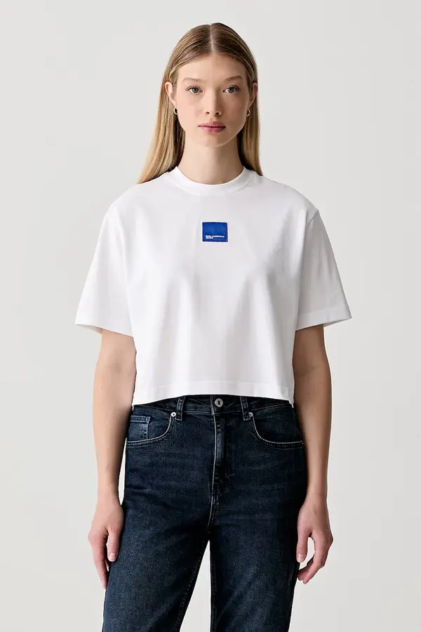 Karl Lagerfeld Jeans Karl Lagerfeld Jeans kratka majica ženska bombažna