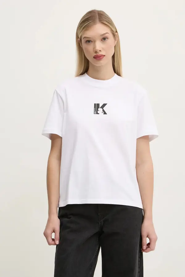Karl Lagerfeld Jeans Karl Lagerfeld Jeans kratka majica ženska bombažna