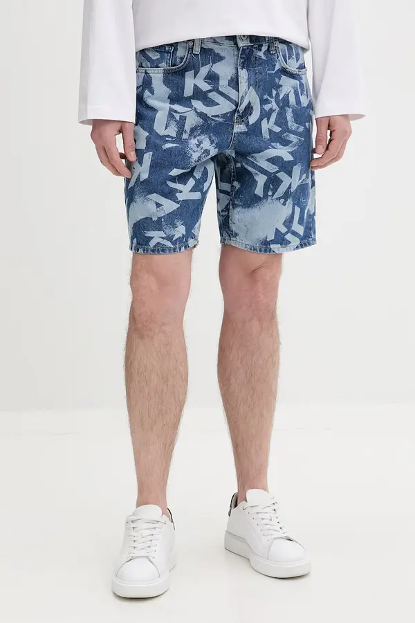 Karl Lagerfeld Jeans Karl Lagerfeld Jeans kratke hlače moške iz denima