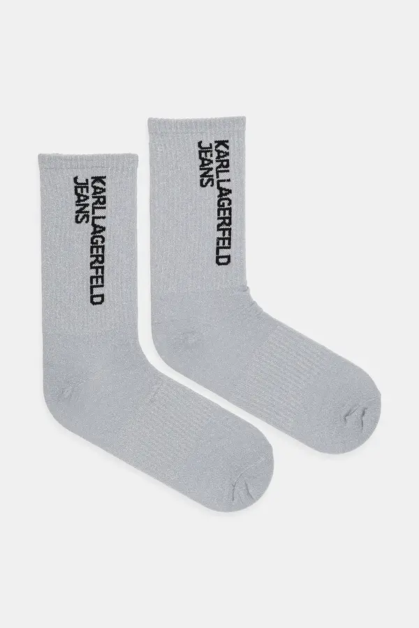 Karl Lagerfeld Jeans Karl Lagerfeld Jeans nogavice z bombažem paket 2 kosov