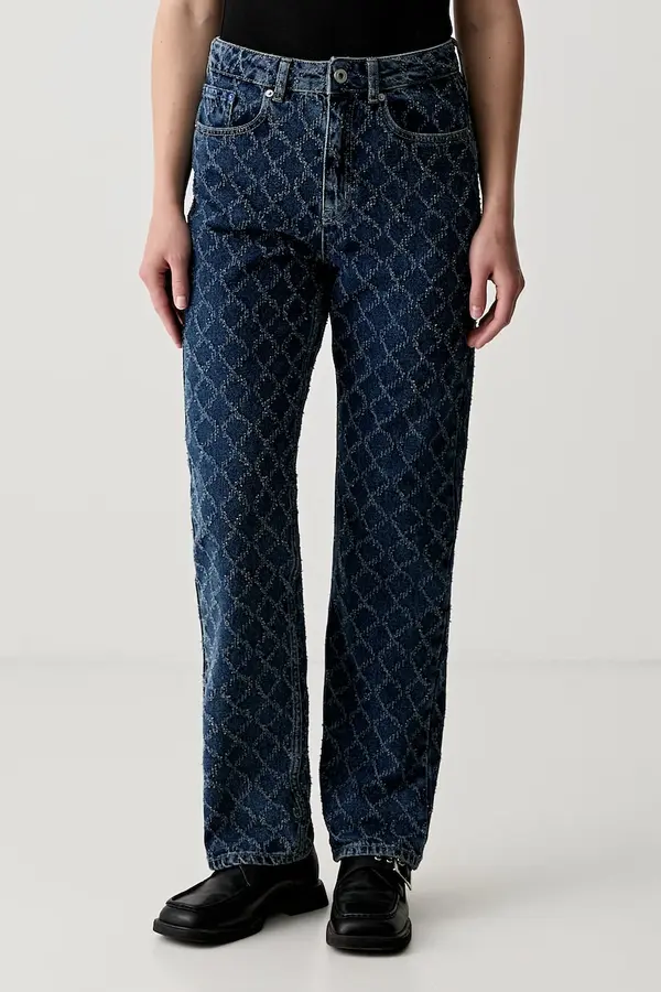 Karl Lagerfeld Jeans Karl Lagerfeld Jeans ravne ženske kavbojke