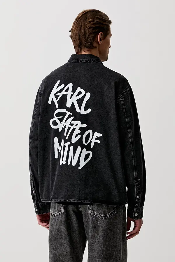Karl Lagerfeld Jeans Karl Lagerfeld Jeans srajca moška denim