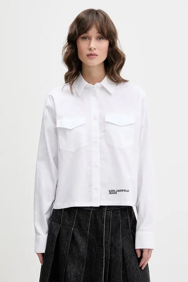 Karl Lagerfeld Jeans Karl Lagerfeld Jeans srajca ženska bombažna