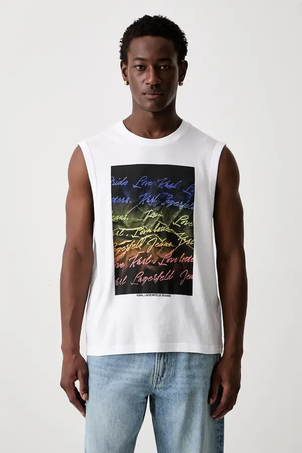 Karl Lagerfeld Jeans Karl Lagerfeld Jeans top moški bombažen
