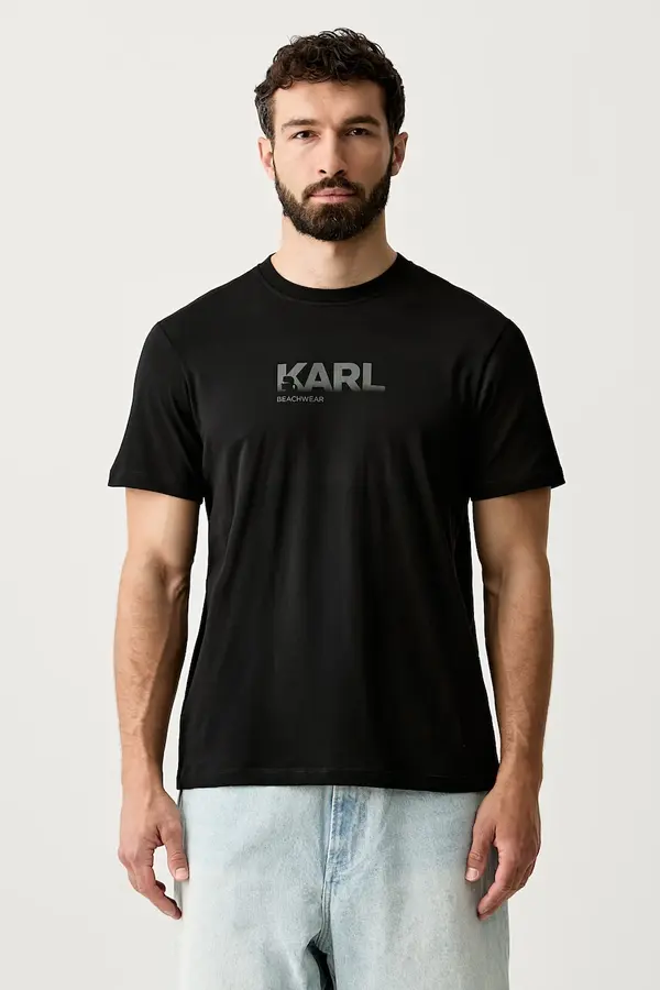 Karl Lagerfeld Karl Lagerfeld kratka majica moška bombažna