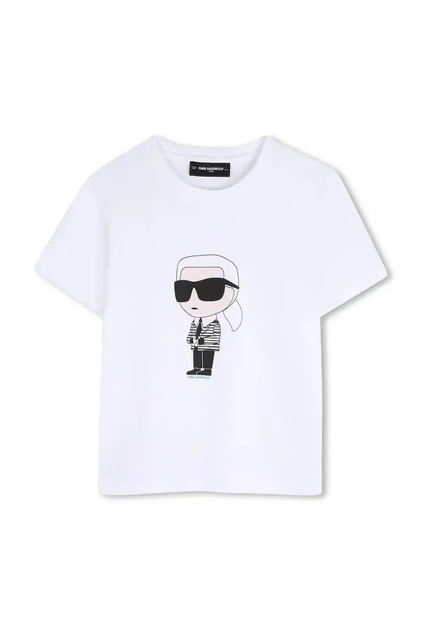 Karl Lagerfeld Karl Lagerfeld kratka majica otroška bombažna
