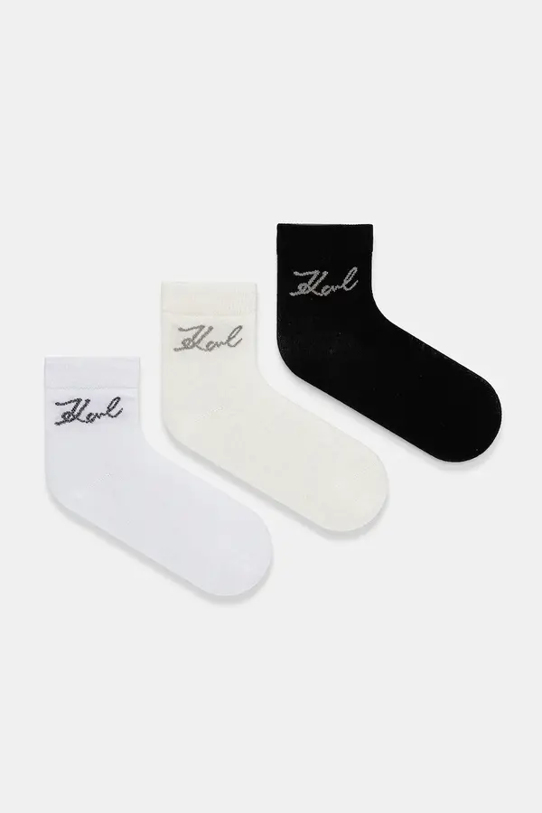 Karl Lagerfeld Karl Lagerfeld Nogavice Karl Lagerfeld 3-pack