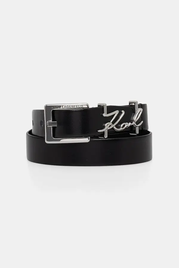 Karl Lagerfeld Karl Lagerfeld pas ženski usnjeni K/SIGNATURE