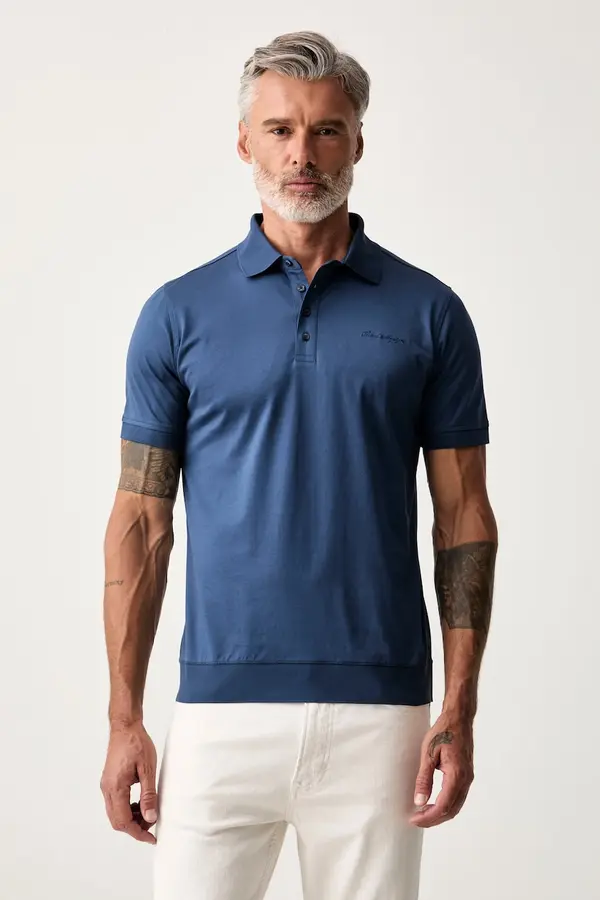 Karl Lagerfeld Karl Lagerfeld polo majica moška bombažna