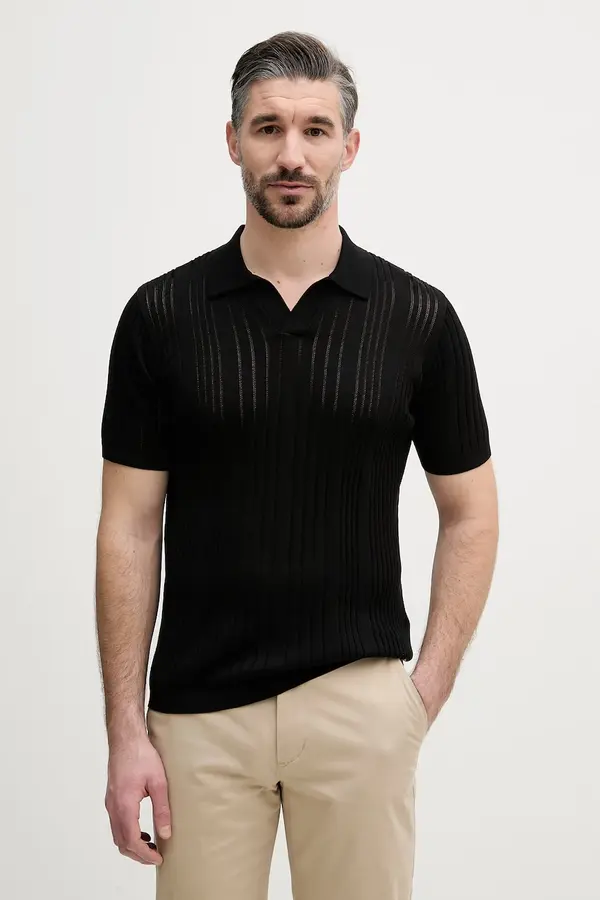 Karl Lagerfeld Karl Lagerfeld Polo majica moška bombažna