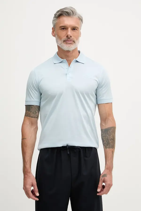 Karl Lagerfeld Karl Lagerfeld polo majica moška bombažna