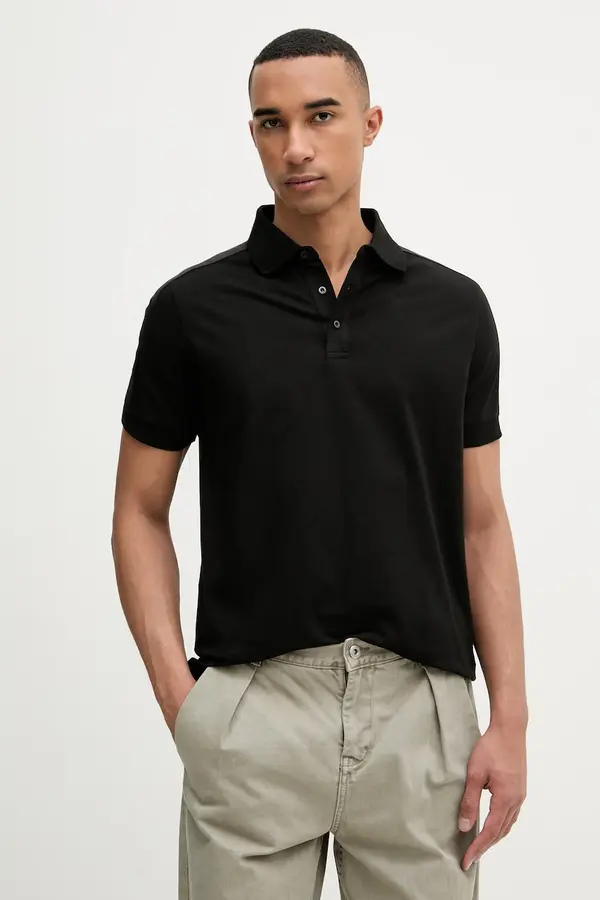 Karl Lagerfeld Karl Lagerfeld polo majica moška bombažna
