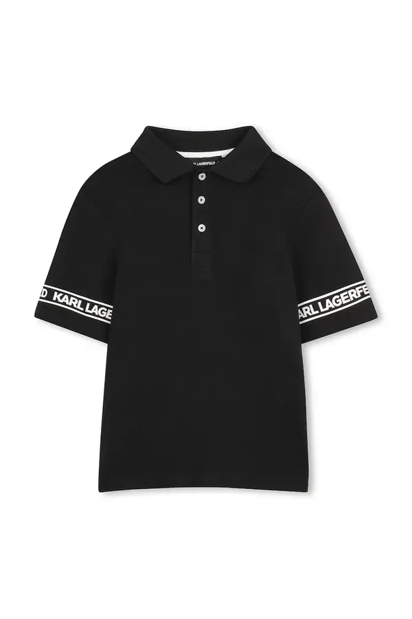 Karl Lagerfeld Karl Lagerfeld polo majica otroška bombažna
