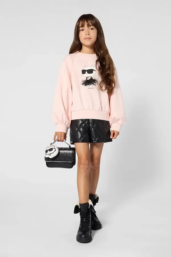 Karl Lagerfeld Karl Lagerfeld pulover otroški z bombažem