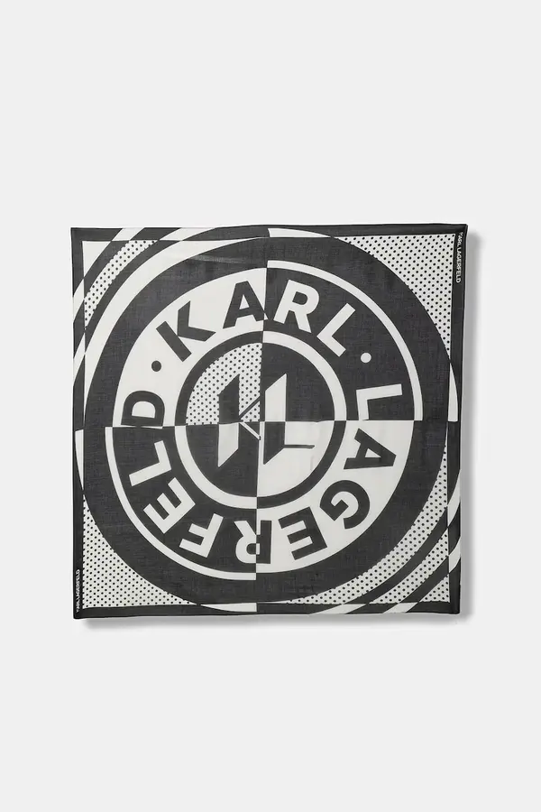 Karl Lagerfeld Karl Lagerfeld Ruta ženska z dodatkom svile K/CIRCLE