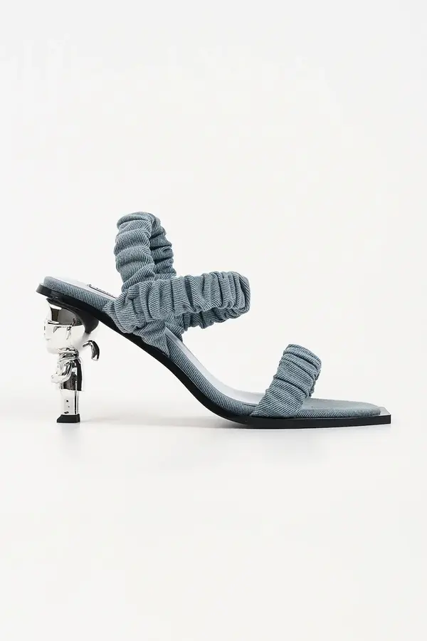 Karl Lagerfeld Karl Lagerfeld sandali s polno peto (blok) ženski Karl Nft Heel