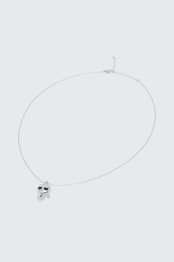 Karl Lagerfeld Karl Lagerfeld srebrni choker