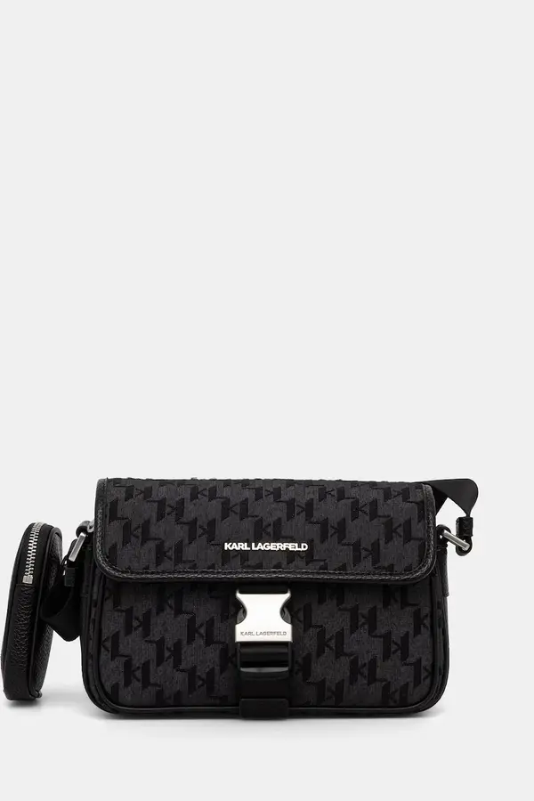 Karl Lagerfeld Karl Lagerfeld torbica moška iz umetnega usnja K/MONOGRAM