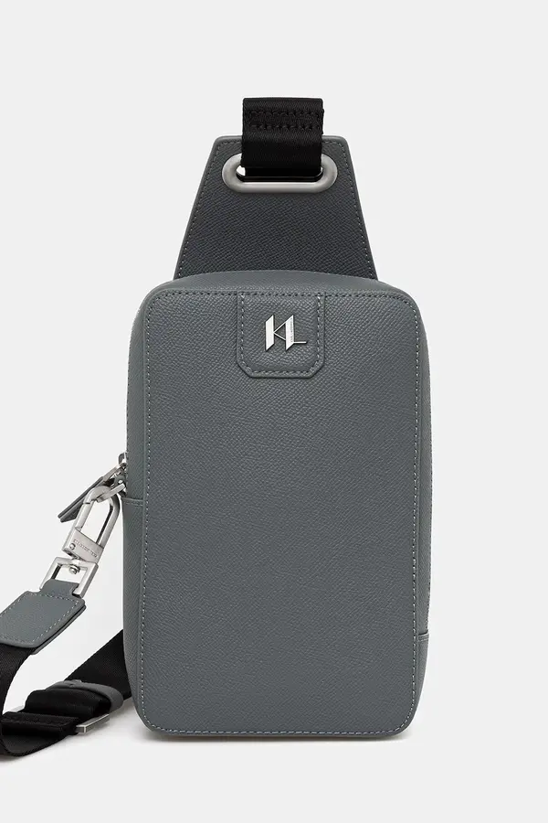 Karl Lagerfeld Karl Lagerfeld torbica moška usnjena K/MONOGRAM