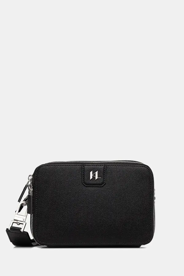 Karl Lagerfeld Karl Lagerfeld torbica moška usnjena K/MONOGRAM